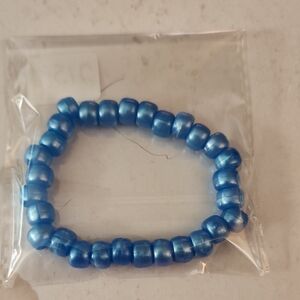 Blue Beaded Bracelet